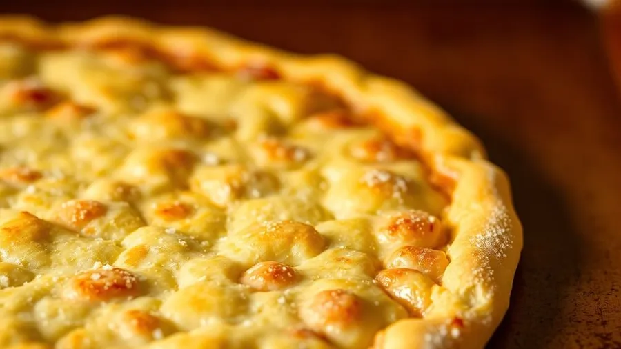 Keto-Pizzateig auf einem Backblech