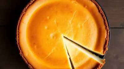 Low-Carb Käsekuchen mit Mandelboden