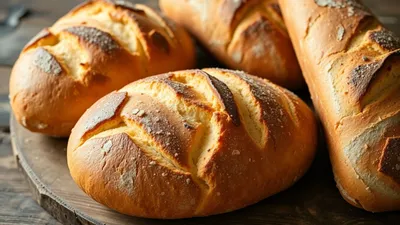 Frisches Brot in einer Bäckerei
